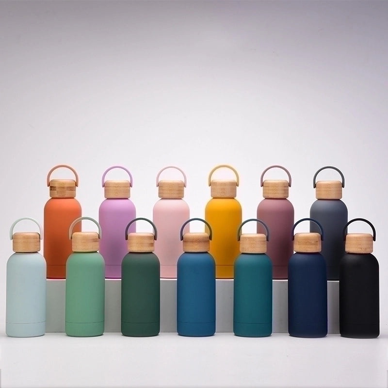 Stainless Steel Water Bottle Single Piece Casual Solid Color | Drinkware & Hydration