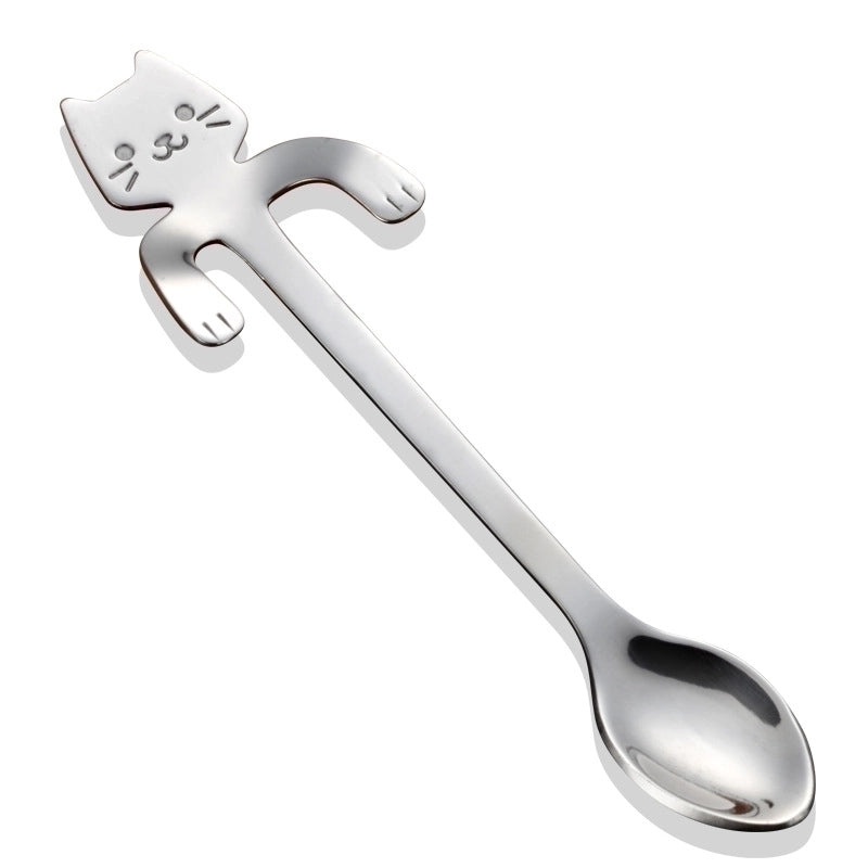 Cute Cartoon Stainless Steel Spoon for Everyday Use|Kitchen & Dining Utensils