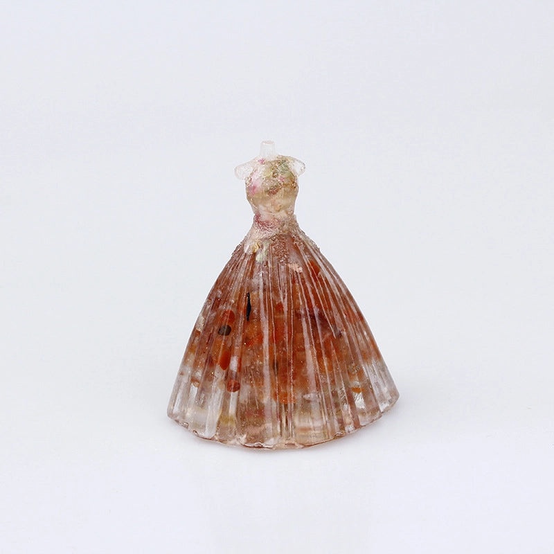 Romantic Minimalist Dress Resin Ornaments Elegant Synthetic Decorative Accessories|Home Decor Ornaments