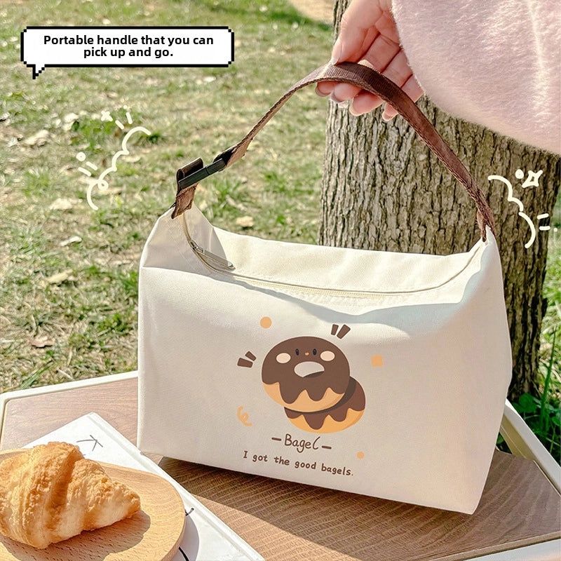 Insulated Lunch Box Bag Portable Thickened Aluminum Foil Meal Bag for Office and Students|Lunch Bags & Coolers