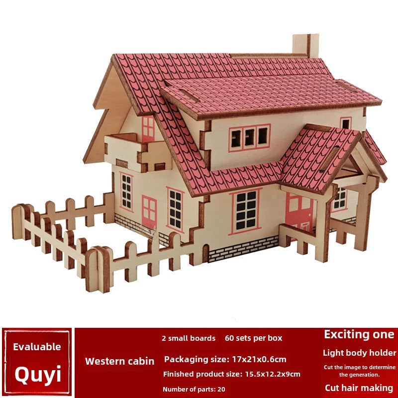 Handmade Wooden 3D Puzzle for Kids and Adults | Educational Toys & Games