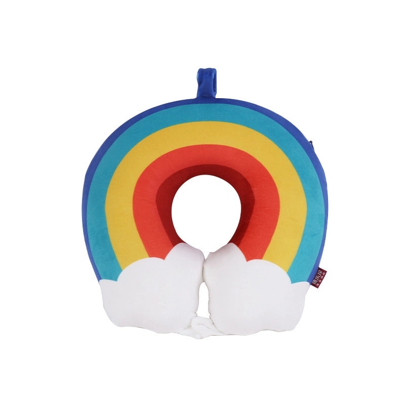 Cartoon Memory Foam U-Shaped Neck Pillow for Travel, Office, and Home | Travel Accessories