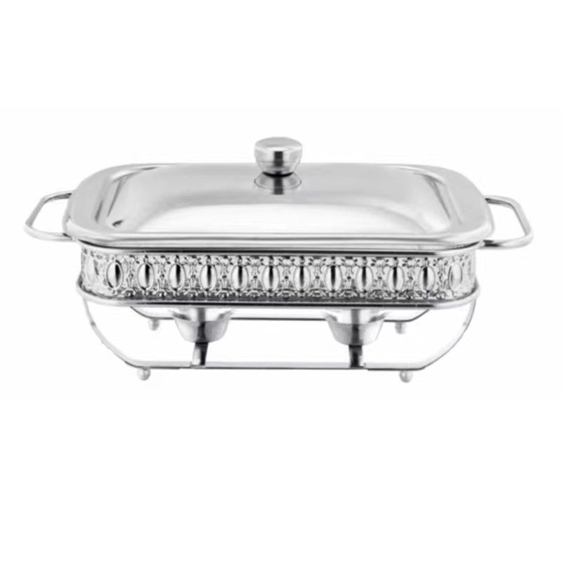 耐热玻璃炉圆形酒精加热金色自助餐锅带盖恒温保温锅|厨房用品