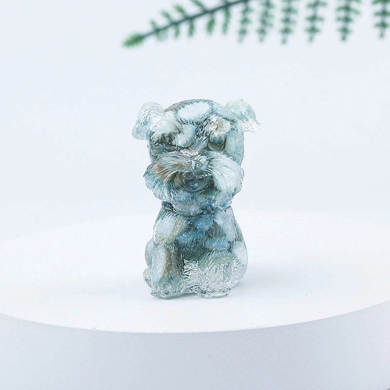 Adorable Dog Shaped Crystal Figurines for Home Decor|Decorative Figurines