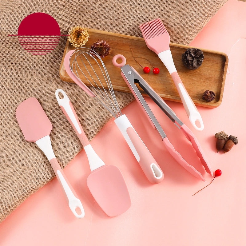 5-piece Silicone Scraper and Oil Brush Set for Baking and Cooking|Kitchen Tools & Gadgets