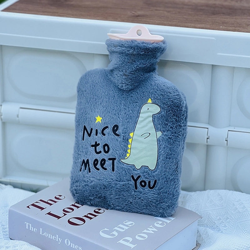 Korean Style Large Plush Rabbit Hot Water Bag PVC Injection Warm Hand Compress Hot Sale|Home & Living/Heating Pads & Compresses