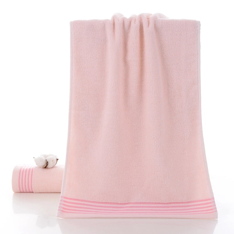 Thickened Pure Cotton Face Towel for Adults Household Water Pattern 32-Strand Durable Daily Use|Home & Living - Towels & Linens