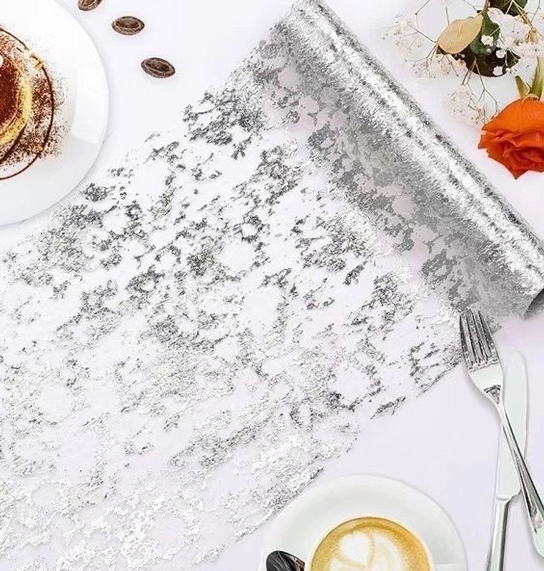 Minimalist Lattice Design Polyester Tablecloth and Wall Art Set | Home Decor & Table Linens