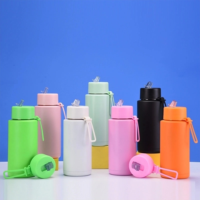 Insulated Stainless Steel Thermos Mug in Solid Colors for Everyday Use|Drinkware & Thermoses