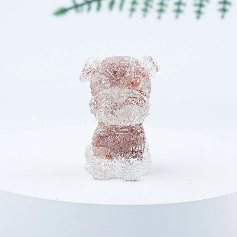 Adorable Dog Shaped Crystal Figurines for Home Decor|Decorative Figurines