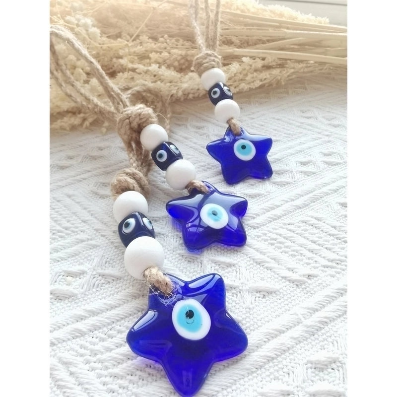 Vintage Devil's Eye Glass Pendant Wall Hanging | Home Decor & Wall Art