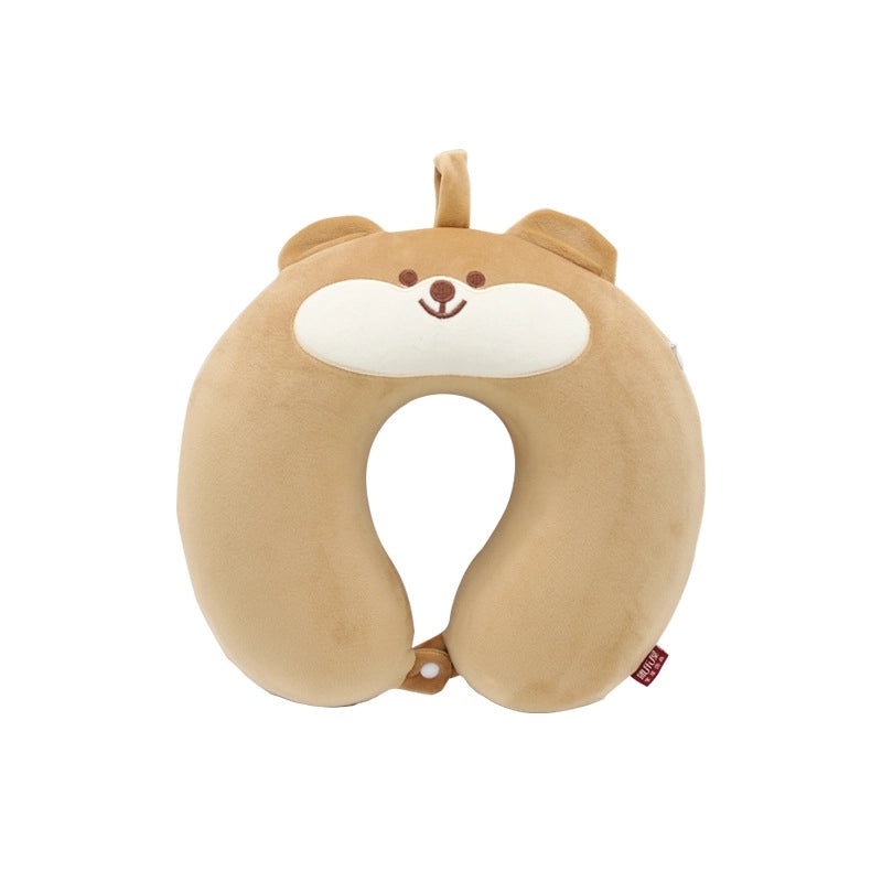 Cartoon Memory Foam U-Shaped Neck Pillow for Travel, Office, and Home | Travel Accessories