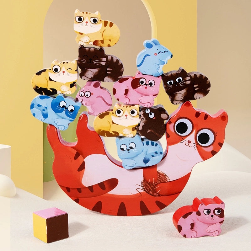 Wooden Animal Building Blocks for Toddlers 3-6 Years|Educational Wooden Toys