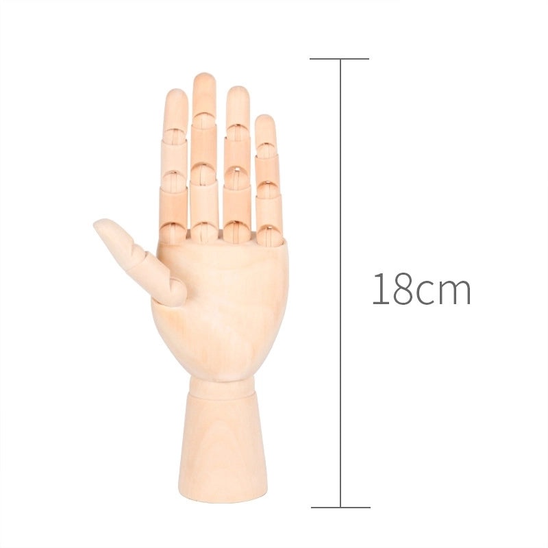 Minimalist Wooden Human Hand Sculpture for Daily Use | Home Decor & Art Supplies