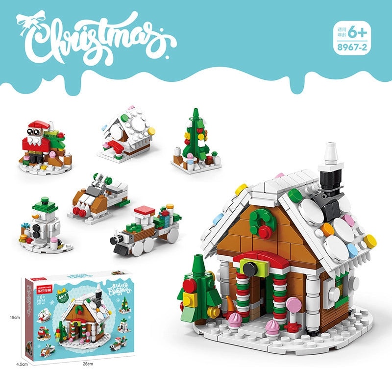 Christmas Tree Building Blocks Set Compatible with Small Particles | Kids Christmas Toys & Building Sets