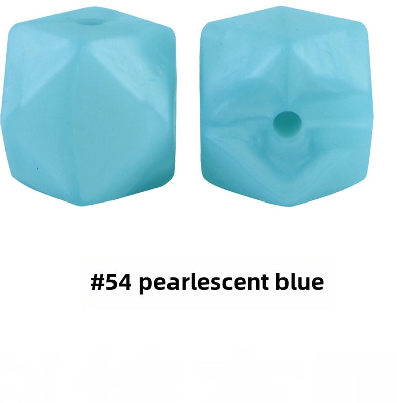 17mm Silicone Octagonal Beads for Pacifier Chains DIY Accessories | Baby & Mom Essentials