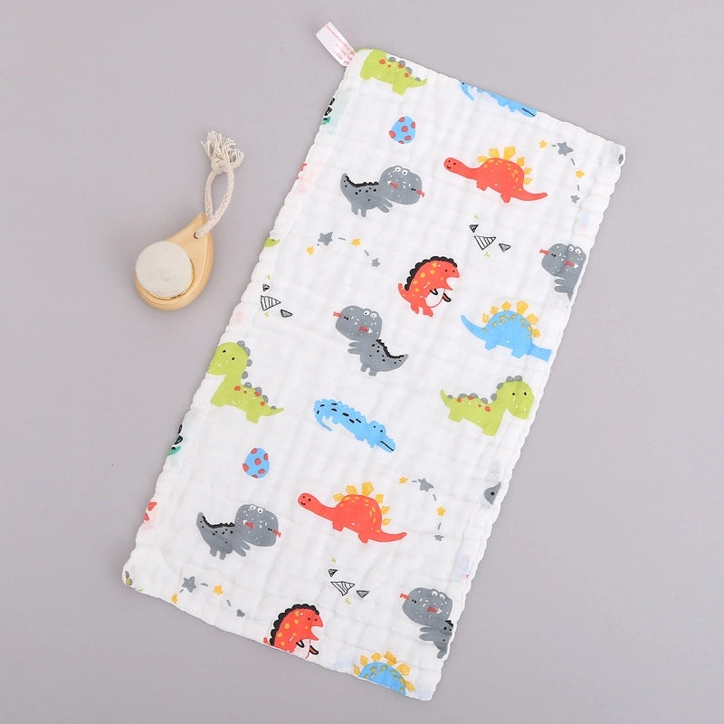 Adorable Cartoon Cotton Baby Burp Cloths Soft Absorbent Accessories for Newborns|Baby Accessories