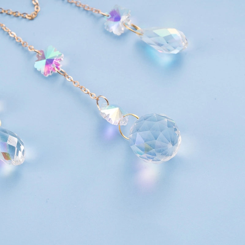 Modern Moonstone Crystal Pendant Wall Art | Home Decor