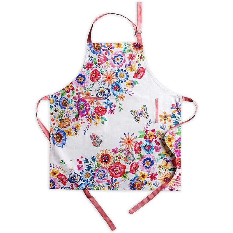 Digital Printed Neck Apron for Kitchen Gardening Cafe Work Retro Style | Kitchen & Dining Aprons