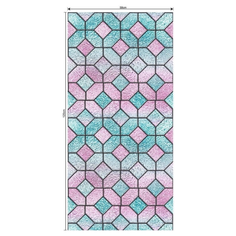 European Frosted Glass Window Film 58x120cm Electrostatic Privacy Sticker for Bathroom Toilet Renovation|Home Decor Accessories