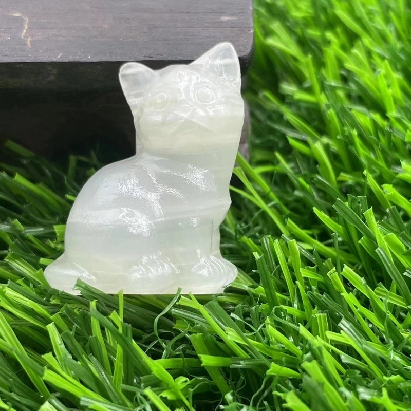 Adorable Gemstone Animal Figurines Decorative Artificial Ornaments|Home Decor