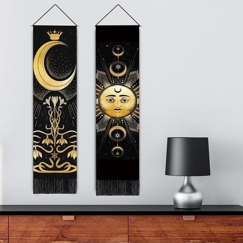 Elegant Vintage Landscape Polyester Wall Hanging | Home Decor Tapestries