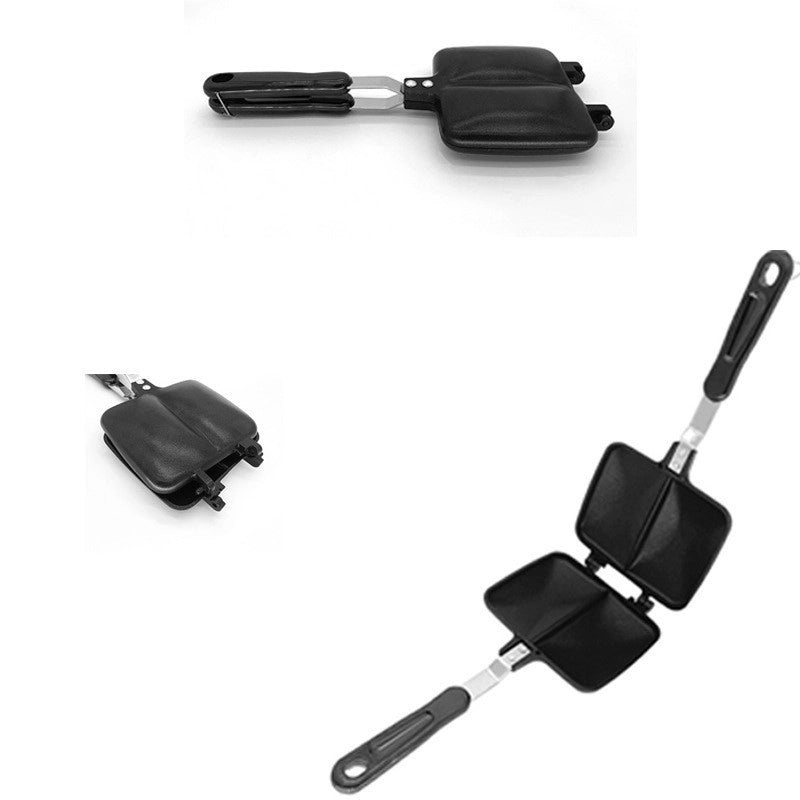 Double-sided Non-stick Sandwich Pan with Grid Pattern | Kitchen Bakeware