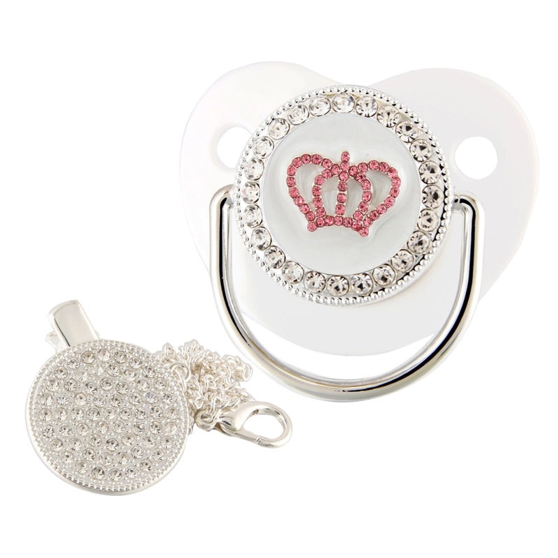 Adorable Double Heart Crown Silicone Baby Accessories|Baby Accessories & Jewelry
