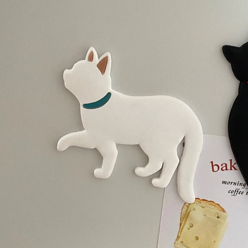 Adorable Cat Resin Fridge Magnet Decorative Artificial Art | Home Decor & Kitchen Accessories