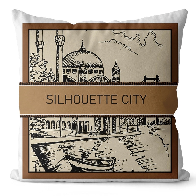 Modern Classic Floral Letter Polyester Pillow Covers for Couch Sofa Decor|Home Decor Pillows