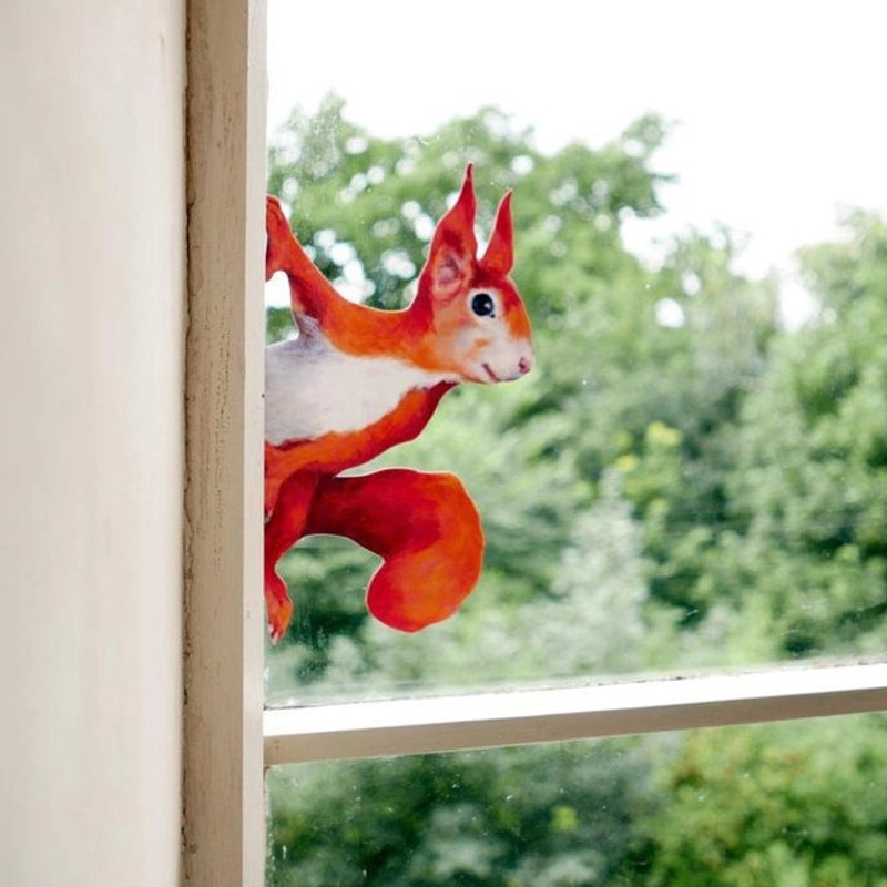 Adorable Animal PVC Glass Wall Decal | Home Decor