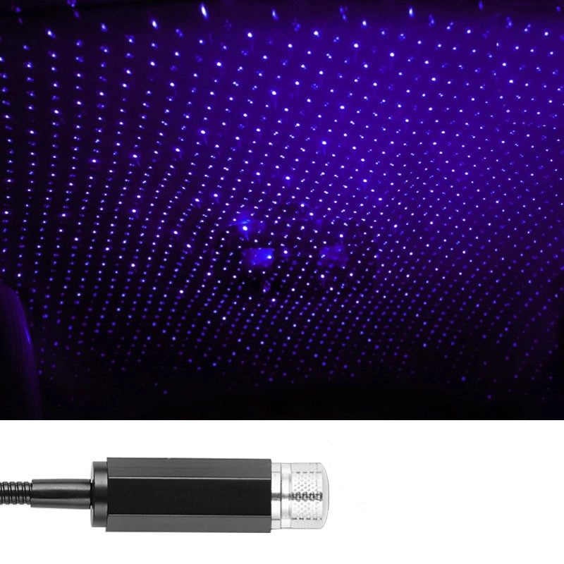 Car Star Laser Light USB Atmosphere Projector for Car Indoor Outdoor|Car Accessories Lighting