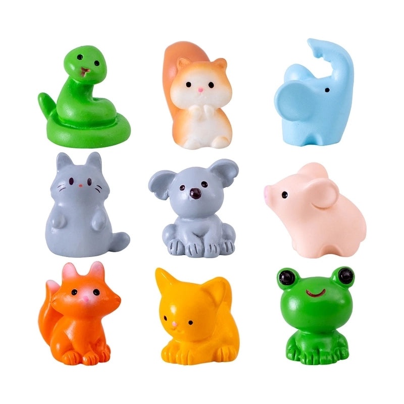 Cute Cartoon Animal Resin Figurines Decorative Ornaments for Home and Office|Home Decor