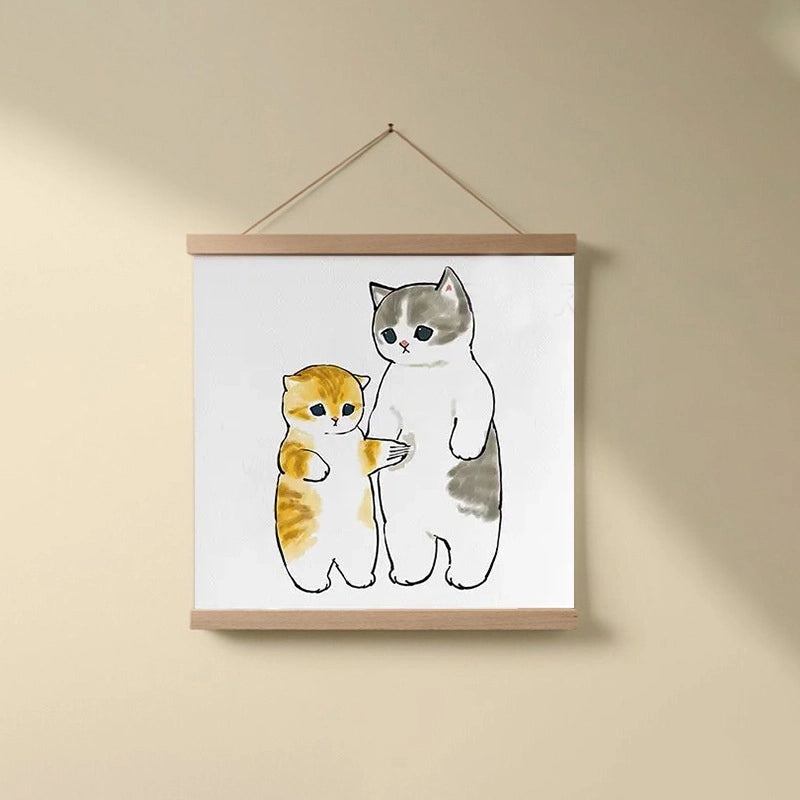 Adorable Cat-Themed Wall Decor for Home|Home Decor