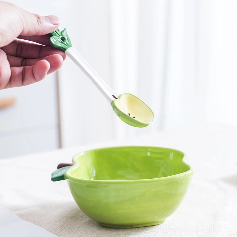 Creative Ceramic Bowl for Fruits Vegetables Salads Desserts Kids Students Household Tableware | Kitchen & Dining