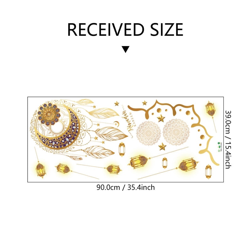 Geometric PVC Wall Decal for Window Decor Casual Elegant Glam Style|Home Decor Accessories