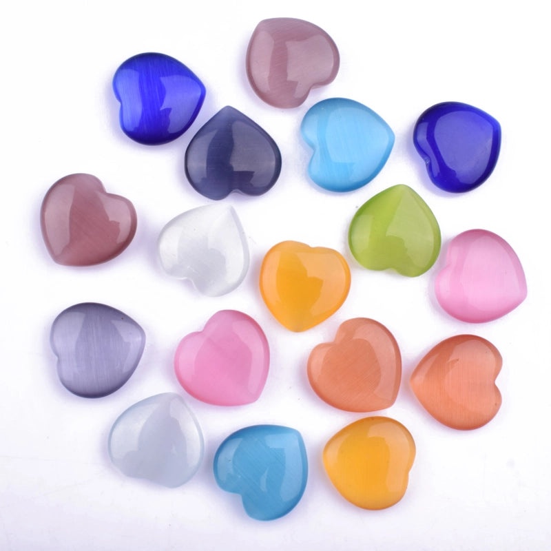 Pink 20mm Heart-Shaped Amethyst Crystal Ornament | Jewelry & Accessories