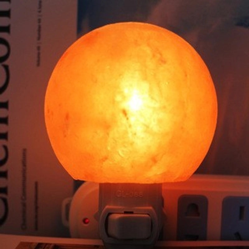 Himalayan Salt LED Night Light Minimalist Geometric Design Anniversary Birthday Gift | Home Decor Lighting