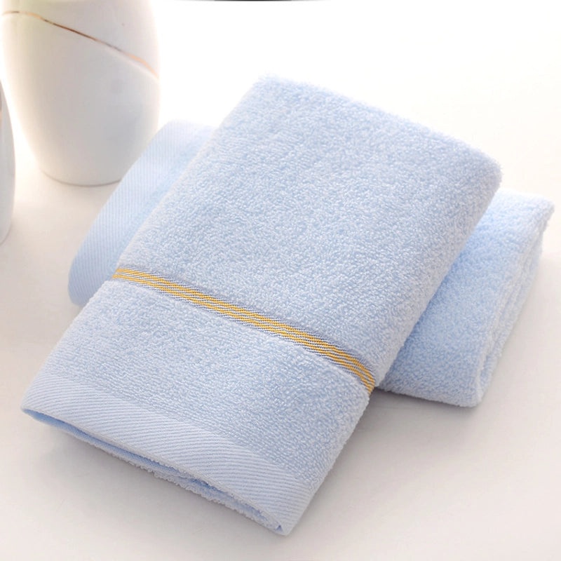 Thickened Pure Cotton Face Towel for Adults Household Water Pattern 32-Strand Durable Daily Use|Home & Living - Towels & Linens