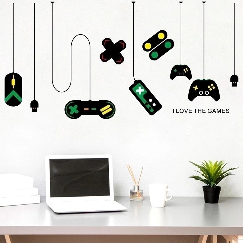 Console Game Controller Wall Decals for Kids Room|Home Decor Wall Stickers