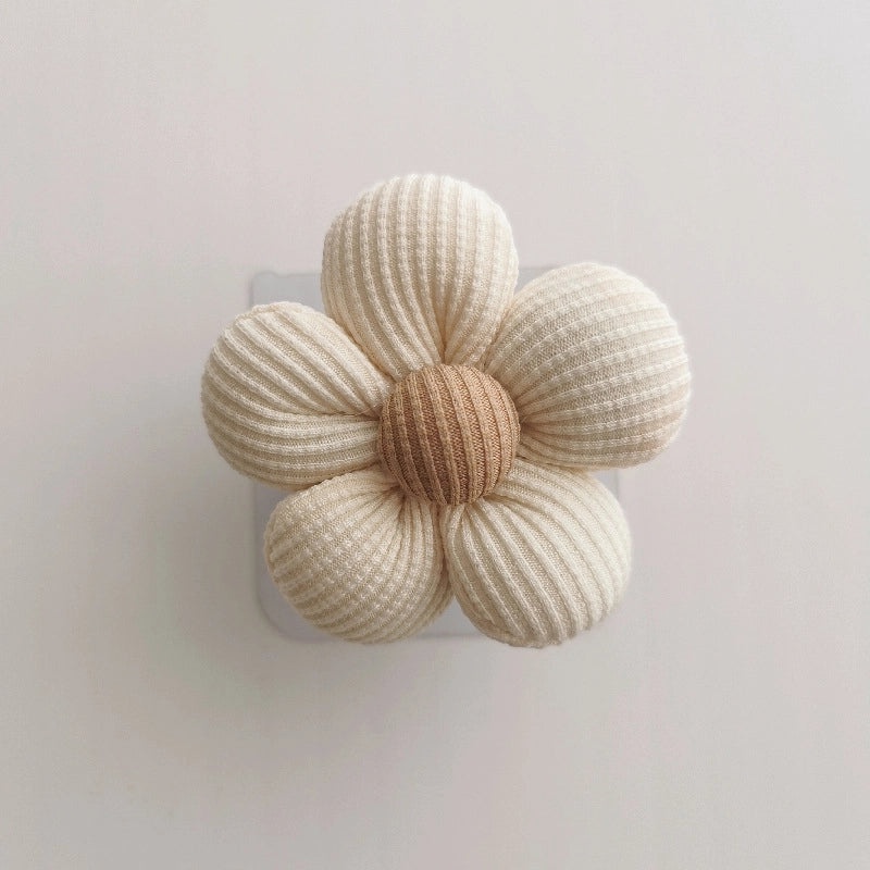 Minimalist Wooden Flower Wall Hook Home Decor|Wall Hooks & Hangers