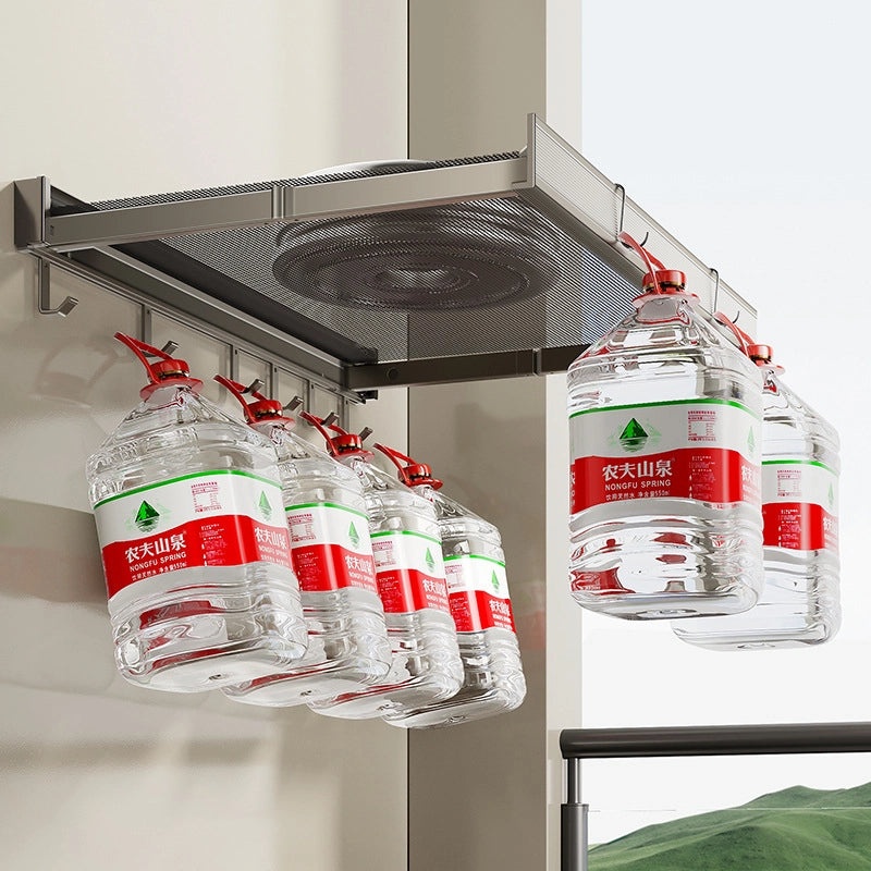 Balcony Foldable Invisible Wall-Mounted Clothes and Shoes Drying Rack Telescopic Non-Punch for Socks | Home Storage & Organization