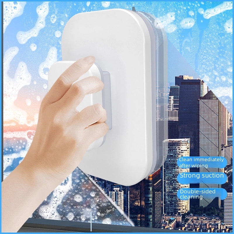 Double-sided Magnetic Window Cleaner for High-rise Homes | Window Cleaning Tools