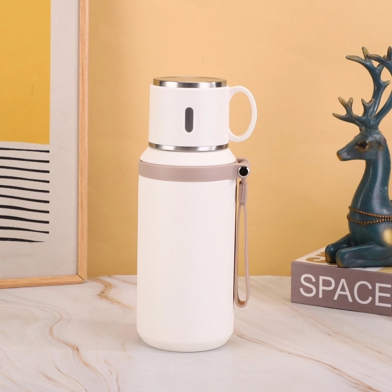 Stainless Steel Water Bottle Single Piece Casual Solid Color | Drinkware & Hydration