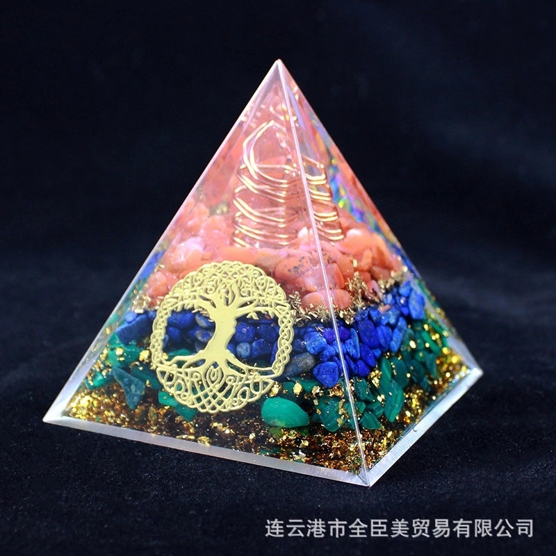 Classic Geometric Acrylic Crystal Pyramid Decor|Home Decor