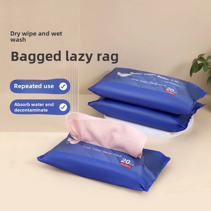 Removable English Microfiber Scouring Pad Multi-use Absorbent Kitchen Cloth | Kitchen Cleaning Supplies