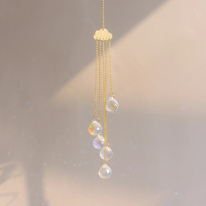 Golden Cloud Wind Chime Pendant | Home Decor Accessories