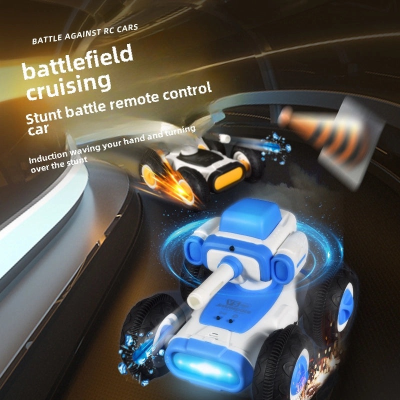 2.4G Remote Control Battle Stunt Car with Gesture Sensor and Water Bomb for Kids|Remote Control Toys