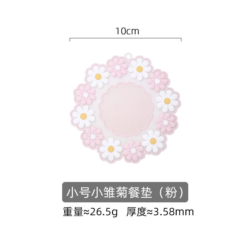 Rustic Floral PVC Placemat for Dining Table|Home & Kitchen Tableware