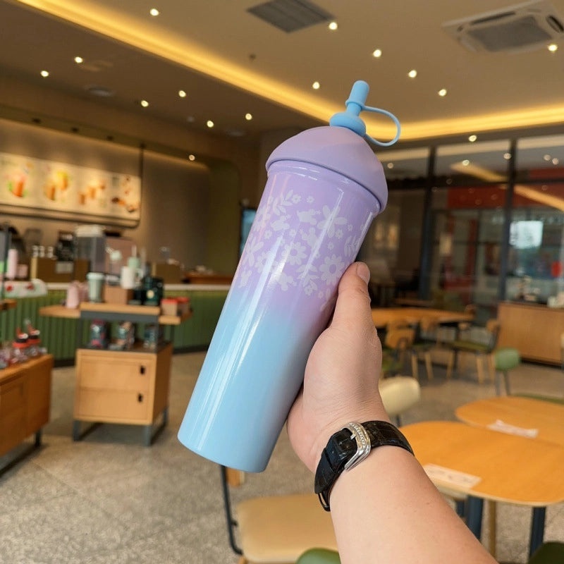 Cute Cartoon Star PC Thermos Mug 1 Piece | Drinkware & Thermoses